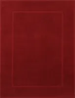 Betz Badvorleger 50x70 cm PREMIUM Badematte Badteppich Duschvorleger 100% Baumwolle 650g/m²  Farbe: rubinrot
