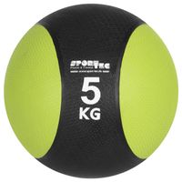 Sport-Tec Medizinball Gewichtsball Trainingsball ø 23 cm, 5 kg, limone