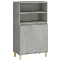 vidaXL Deska barowa beton szara 60x36x110 cm materiał drewnopochodny