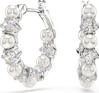Swarovski 5709256 - Matrix - Striebro - Náušnice