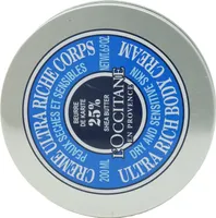 L'Occitane Shea Butter 25% Ultra Rich Body Cream Dry and Sensitive Skin 200 ml