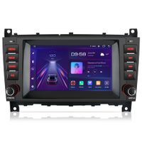 Für Mercedes Benz C-Klasse W203 Android12 carplay NAVI GPS Autoradio DAB+ RDS SWC BT WIFI  1+32G