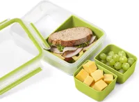 EMSA Clip & Go Snack rechteckig mit Einsätzen 1,0l