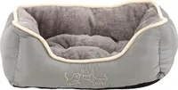 Dehner Lieblinge Hundebett und Katzenbett Sammy, ca. 61 x 48 x 18 cm, Polyester, grau