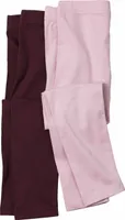 H.I.S. Leggings 2 er-Pack rosa, pflaume Größe 116/122