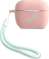 Guess Vintage puzdro pre Apple AirPods Pro, ružové