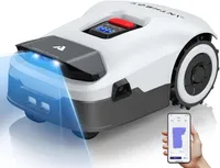 Redkey ANTHBOT KI Mähroboter ohne Begrenzungskabel 1000m², RTK+4-Kamera-Vision, Rasenmäher Roboter,KI Auto Kartierung,Igelschutz, Virtuelle Begrenzung