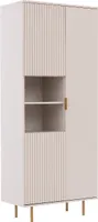 Bücherregal Regal  Standregal Bücherschrank NUBIA 05 kaschmir 80x190x41cm