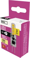 EMOS LED žárovka Classic JC / G4 / 1,9 W (21 W) / 200 lm / teplá bílá, ZQ8620