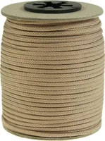 50 Meter Polyesterschnur Flechtschnur 2mm, 8-fach geflochten, Kumihimo Flechten, 30 Farben, Farbe:beige
