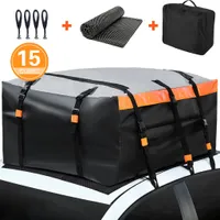 samochodowe boxy dachowe 425L, wodoodporny bagaż dachowy 500D z paskami odblaskowymi, torba transportowa na box dachowy, z matą antypoślizgową, odpowiednia do wielu samochodów
