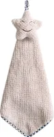 Handtücher zum Aufhängen Korallensamt-Handtücher mit Aufhängeschlaufe,(khaki)