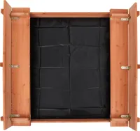 vidaXL Pieskovisko z jedľového dreva 95 × 90 × 15 cm