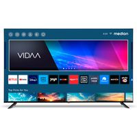 MEDION X16514 (MD 31643) 163,8 cm (65 Zoll) Fernseher (Smart-TV, 4K Ultra HD, HDR, VIDAA Store, Netflix, Prime Video, Disney+, DAZN, Paramount+, HbbTV, PVR, Bluetooth)