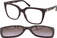 Love Moschino MOL055/CS PLUM/ BROWN VIOLET DOUBLESHADE 54/18/140 Damenbrillen Sonnenbrillen