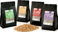 BBQ-Toro Pellets Set aus 100% Fruchtholz, 4 Sorten à 1 kg, Smokerpellets für Grill, Grillpellets