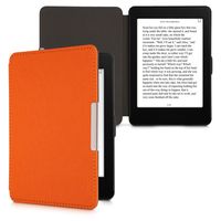 kwmobile Hülle kompatibel mit Amazon Kindle Paperwhite - Nylon eReader Schutzhülle Cover Case (für Modelle bis 2017) - Orange