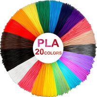 3D Stift  PLA Filament Set,  20 Farben 3D Filament insgesamt 200m, DIY Geschenk