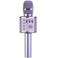 Blau Karaoke Mikrofon kinder Bluetooth Karaoke Mikrofon Drahtloses mit Lautspreche für Kinder Home Party Microfon Ideal Musik Abspielen und Singen Ktv IOS Android PC Smartphone