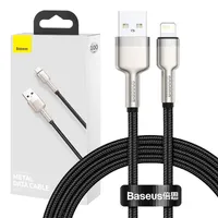 Baseus Cafule USB-auf-Lightning-Ladekabel, 2,4 A – Schwarz, 1 m