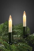 Lichterkette Made-in-Germany Christbaumbeleuchtung innen, 15 warm-weiße LED