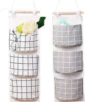 Organizer Hängender, Hängende Tasche Wand 2 Stück Tür Organizer kinderzimmer aufbewahrung, Wasserdicht Hängeaufbewahrung Bad mit 3 Taschen für Kinderzimmer, Badezimmer, Schlafzimmer