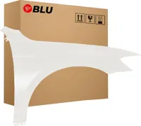 BLU Kotflügel Passend für VW Volkswagen Passat B8 LB9A Rechts Weiss CandyWeiss | 2014-2023 | Vorderseite Vorne | Lackiert | Einbaufertig