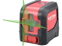 EXTOL PREMIUM 8823306 Laserowa zielona linia, krzyż samopoziomujący