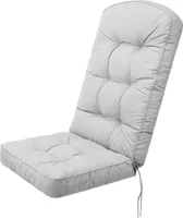 HOBBYGARDEN outdoor/indoor, Sitzkissen, Sitzpolster, Gartenmöbel Kissen, für Stuhle oder Liege, Polster, Sofa, 145 x 56 x 10 cm, Grau