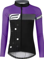 Dres Force Square dámsky dlhý čiernofialový veľkosť M 9001433-M
