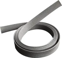 GEFLECHTSCHLAUCH - FLEXIBLE - 20 mm x 5 m - SCHWARZ