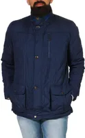 Herren Steppjacke Übergansjacke; Blau M