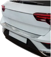 Ladekantenschutz mit Abkantung passend für VW T-Roc A1 Edelstahl 2017-, Farbe:Silber