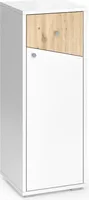 Vicco Midischrank Irida, 30 x 81 cm, Weiß/Artisan