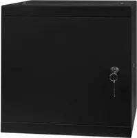 Rack Cabinet 10" 6U, 300mm, Full Door, Black