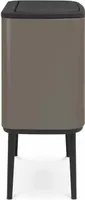 Brabantia - 315787 - Poubelle BO Touch Bin, 36 litres, Platinium