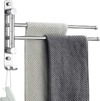 Handtuchhalter, Doppelter Handtuchstange, Badetuchhalter, 33 cm Edelstahl Doppelhandtuchhalter, Badezimmer Handtuchständer