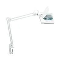MAUL MAULvitrum zväčšovacia lampa biela 7 W so stolnou svorkou