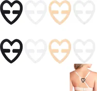 5 Pairs Unsichtbare Klare BH Träger Weiche Transparente Ersatz BH Schultergurte rutschfeste Verstellbare BH Träger für Frauen Trägerlose BHS…