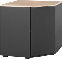 Komoda Vicco Betti, 78 x 78 cm s 1 dvierkami, antracit/Sonoma