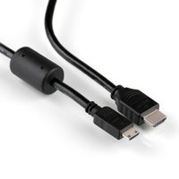HDMI 2.0 Kabel, 1 m, Ferritkern, schwarz