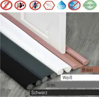 3 Stück Zugluftstopper Türdichtung Türbodendichtung Türisolierung Windstopper, Farbe:Weiß
