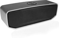 AudioAffairs Bluetooth Lautsprecher, Mobiler Speaker Aluminium Gehäuse, Bluetooth Box, integrierter Akku, Bass-Relex-System