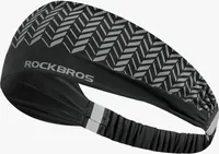 ROCKBROS Stirnband Sport Schweißband Sport Kopfband Herren/Damen Schwarz mit Grau