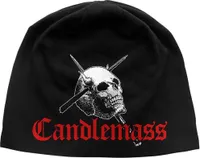 Candlemass - Kšiltovka "Skull & Logo" pre mužov/dámy Uni RO6183 (One Size) (Black)