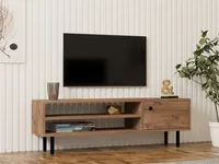 Skye Decor, Avila - Atlantic Pine, TV-Ständer, 100 % MELAMINBESCHICHTETE SPANPLATTEN, Atlantische Kiefer, 120 x 30 x 38 cm