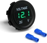 LED Digital Spannungsmesser Voltmeter 12V Voltanzeige Wasserdicht