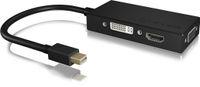 RAIDSONIC ICY BOX 3-in-1 Mini DisplayPort zu HDMI, DVI-D und VGA Grafikadapter