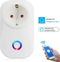 WIFI WLAN Smart Steckdose Home Socket Google Fernbedienung Timer Weiß