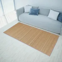 vidaXL Koberec Bamboo Brown Rectangular 80x300 cm